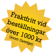 Fri frakt vid beställningar över 1000 kr